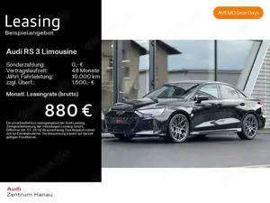 Audi RS3 DUNKELOLIVE*KAMERAS*KERAMIK*CARBO