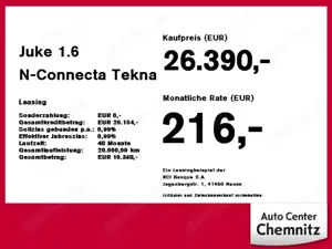 Nissan Juke 1.6 N-Connecta ACC+LED+SHZ+Winterp.+360+LM Bild 4