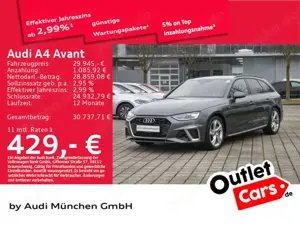 Audi A4 40 TFSI S tronic 2x S line Navi+/PDC+