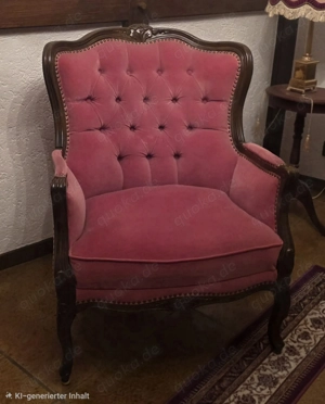 Chippendale 3-Sitzer und 2 Sessel 