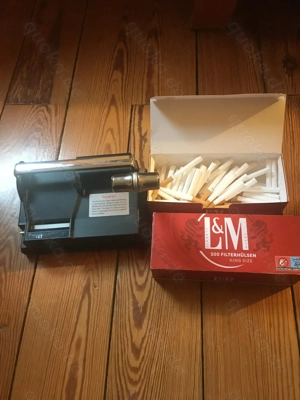 Stopfmaschine und Filterhülsen