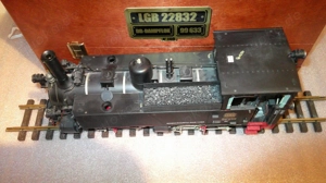 LGB schwarze digitale Aster DB Dampflok Bild 2