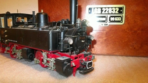 LGB schwarze digitale Aster DB Dampflok Bild 3