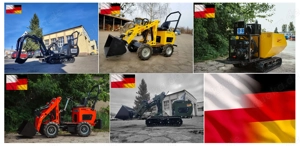 Lader Bagger Dumper - NEU 2026 - Direkt vom Hersteller JSB MINI