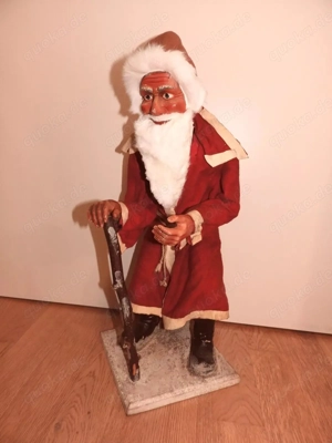 Antiker Weihnachtsmann  Kopfnicker  Head Nodder Santa Claus  +67 cm+ um 1920