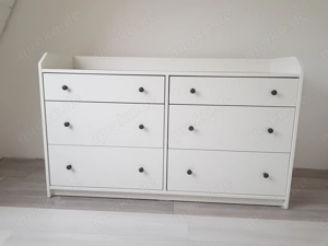HAUGA Kommode IKEA  weiß  B138 H84 T46- Nichtraucherhaushalt 