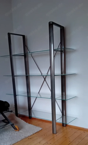 Glas  Metallregale