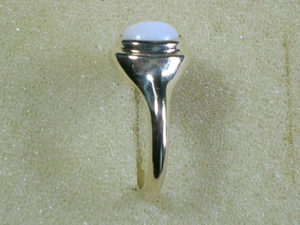 NEU: Ring Größe 16,8 - 52,5 375 Gold mit Perlmutt Bild 4