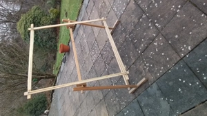 Spann-Rahmen für Seidenmalerei, Blaudruck etc.