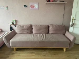 IKEA GRUNNARP 3-Seater Sofa Bed Pink (Schlafsofa 3-Sitzer)