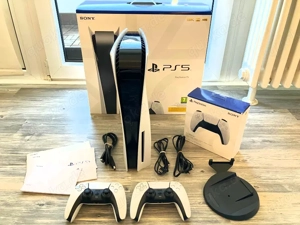 sony Playstation 5 Disk laufwerk spielkonsole mit 2 Controller Dual-sens mit Originalverpackung 