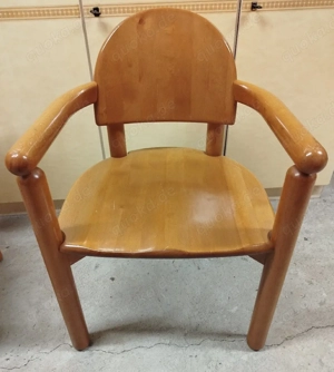 Esszimmertisch mit Stühlen in Vollholz Erle Bild 2