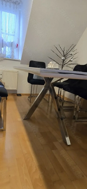 Esstisch in Marmor-Optik Bild 2