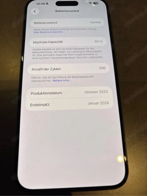 iPhone 15 Pro Max 256 GB   Titan Blau   sehr guter Zustand