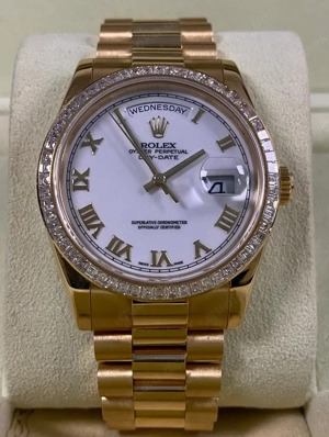 Neue Rolex Day-Date 36, 2006 Weißes Zifferblatt