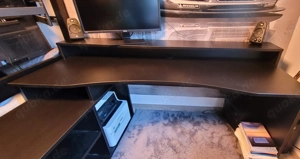 Eckschreibtisch XXL schwarz matt, TOP!