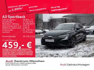 Audi A3 40 TFSI e S tronic 2x S line BO/Na