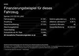 Mercedes-Benz Sprinter 315 CDI KA L2H2 MBUX Klima Kamera Holz Bild 2