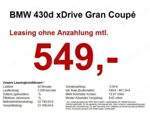 BMW 430 d xDrive Gran Coupé M Sport Hifi.Park+.GSD.SH