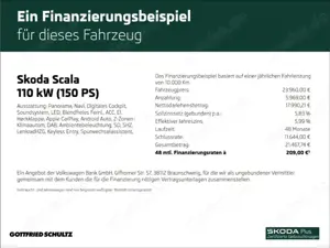 Skoda Scala Monte Carlo TSI DSG Business  Reise-Paket Schließ Bild 2