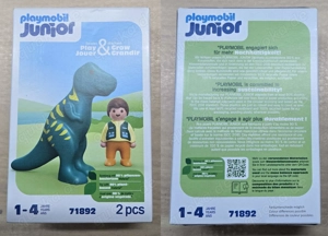 Playmobil Junior Figur Junge und Dinosaurier