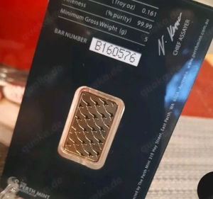 goldbarren 5 g Bild 5