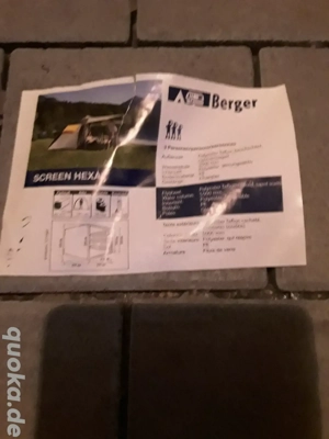Camping-Familienzelt 5x4 m zweiräumig,neuwertig.