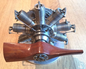 Scale Gnome 7 Zylinder Dreh Vintage Zündung Modellflugzeug Motor-