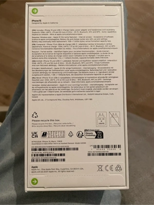 !NEU! iPhone 15 128gb versiegelt! ungeöffnet!  Bild 4
