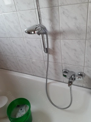 Amatur Hansa Einhebel wannen und Brause batterie  mit Duschschlauch und Brausenkopf Gebraucht