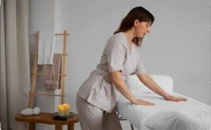 Entspannende Massage und Wohlbefinden.