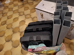 zwei Müllsackhalter Mülltonne Behälter