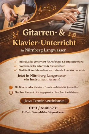 Gitarren & Klavier Unterricht