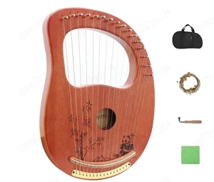 Mahagoni Lyre Harfe