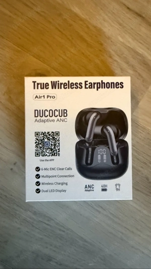DUCOCUB Air1 Pro True Wireless Earphones   Adaptive ANC   Neu & OVP