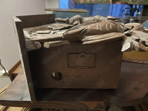 Kuckucksuhr Schwarzwalduhr, 2 Alte Gewichte,  Bild 5
