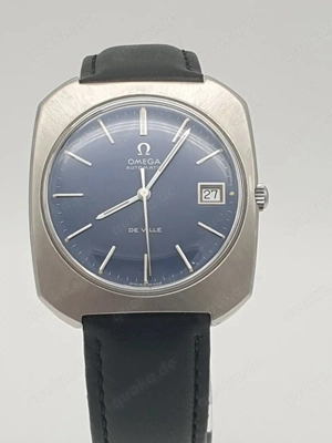 Omega De Ville ref. 166.085   Blue Dial   Kaliber 1002