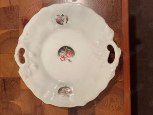 KPM Porzellanschale weiss mit Rosendekor 