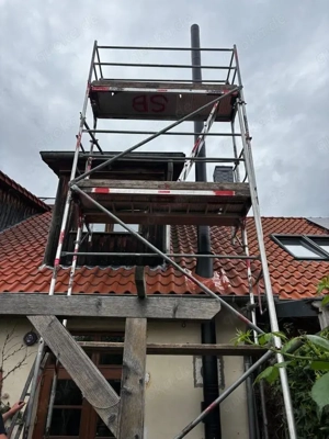 Schornstein Edelstahl Abgasanlage DW 130 mm Durchmessser schwarz Komplettset NEU