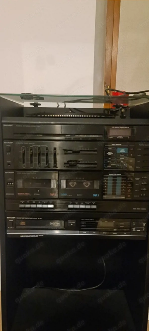 HiFi-Anlage Sharp + TEAC + Plattenspieler   Komplettset