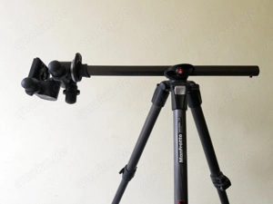 Carbon-Fotostativ Manfrotto 055cxPro4 inkl. Getriebeneiger Bild 5
