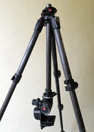 Carbon-Fotostativ Manfrotto 055cxPro4 inkl. Getriebeneiger Bild 6
