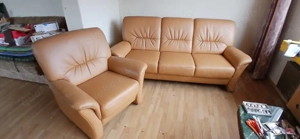 zuverkaufen echt Leder Sofa