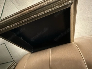 Glas-Vitrine   Schmuckvitrine mit Metallrahmen & Kristallgriff   Vintage