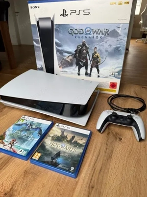 sony Playstation 5 GOD of war PS5 spielkonsole Disk laufwerk mit Controller und verpakung