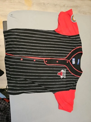 Vintage Chicago Bulls Starter Jersey   NBA Pinstripe   Gr. L