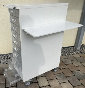 Magazinwagen Kleinteilemagazin Sortierschubladen Klappbare Ablage Sortimentkasten