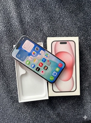 Apple iPhone 15 128GB pink Rosa iphone 15 mit Verpakung und Zubehör + rechnung