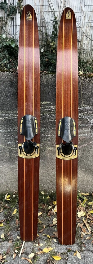 Mahagoni Wasserski mit Ahorn Adern für Bösch Riva Klassisch Oldtimer Antik, Messle Bindung