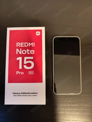 Xiaomi Redmi Note 15 Pro 5G   256GB   4 Tage alt   Neuwertig Bild 2